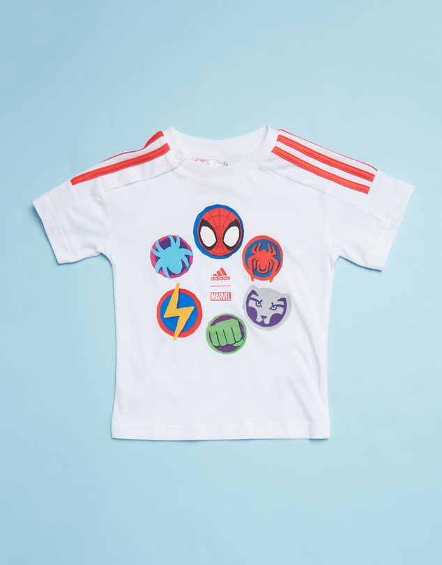 adidas Sportswear - Adidas X Marvel Spider-Man Tee & Shorts Set - Babies