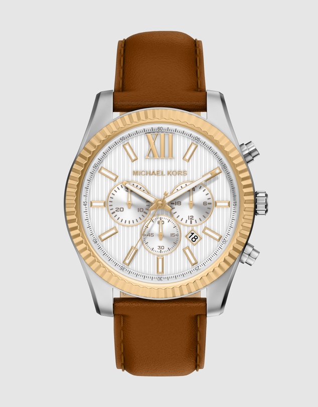Michael Kors - Lexington Brown Chronograph Watch