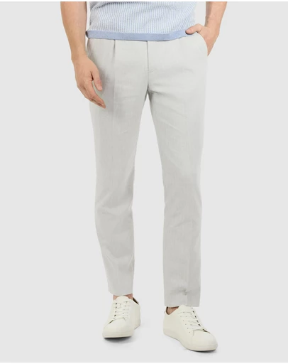 Tarocash - Drift Pleat Linen Pant