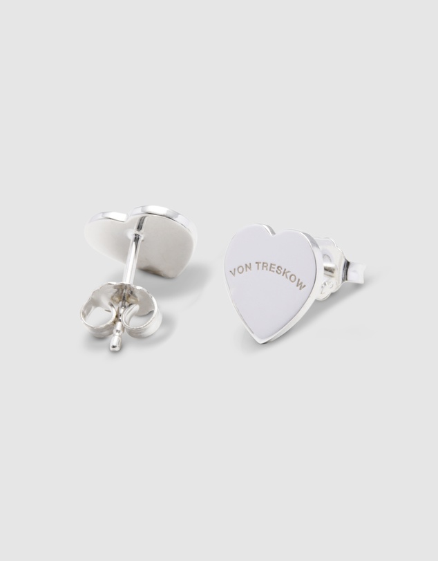 Von Treskow - Von Treskow Flat Heart Studs