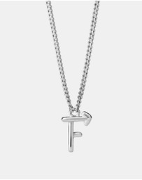 Karen Walker - F Initial Love Letter Necklace