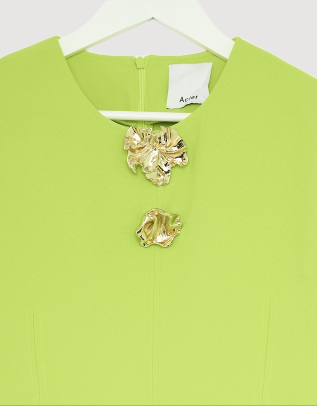 Revibe - Repaired Acler Brit Mini Dress - AU 10