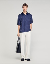 Sandro - Jacquard Cross Mc Shirt