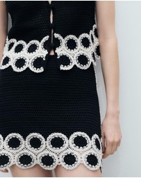 M.N.G - Ton Crochet Skirt