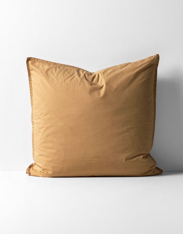 Aura Home - Evie Stonewash Organic Cotton European Pillowcase