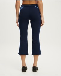 Cotton On Body Active - Ultra Soft Tie Front Cropped Kick Flare