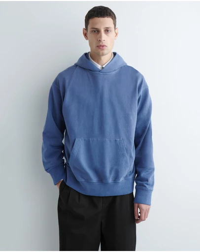 COS - Washed Cotton-Jersey Hoodie