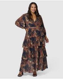 Pink Dusk by Curve Project - Temptress Maxi Dress