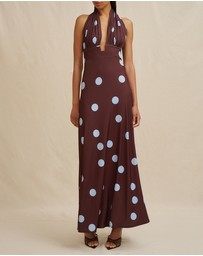 BY JOHNNY. - Paloma Polka Ankle Dress