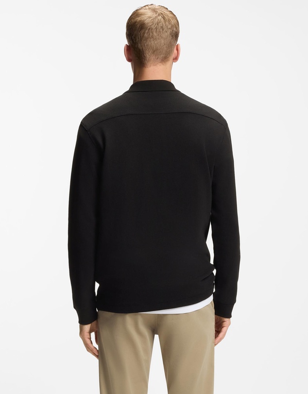 BOSS - Cotton-Blend Polo Shirt With Waffle Structure