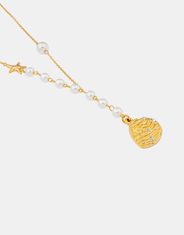 Zoe Olivia - Waterproof Freshwater Pearl and Shell Necklace
