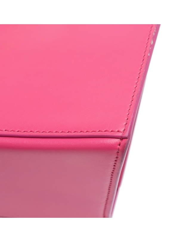 Pre-Loved by Azura Reborn - Pre-Loved Small Shiny Box Calfskin Hourglass Satchel