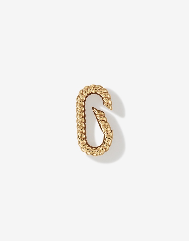 Michael Hill - Twisted Paperclip Pendant Connector in 10k Yellow Gold