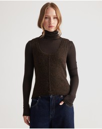 Decjuba - Tyla Fluffy Knit Tank