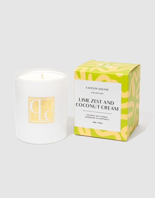 Caitlin Louise Collection - Lime Zest and Coconut Cream Candle