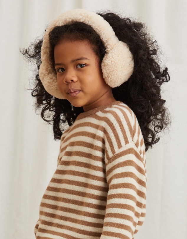 Ozwear Connection Uggs - Ugg Kids Curly Sheepskin Earmuff