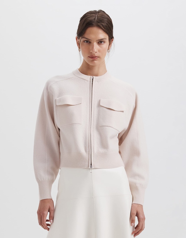 SABA - Amaya Boiled Wool Bomber