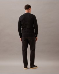 Calvin Klein - Basketweave Cotton Wool Jumper