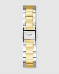 GUESS - Guess Luna Two Tone & Green Ladies Watch