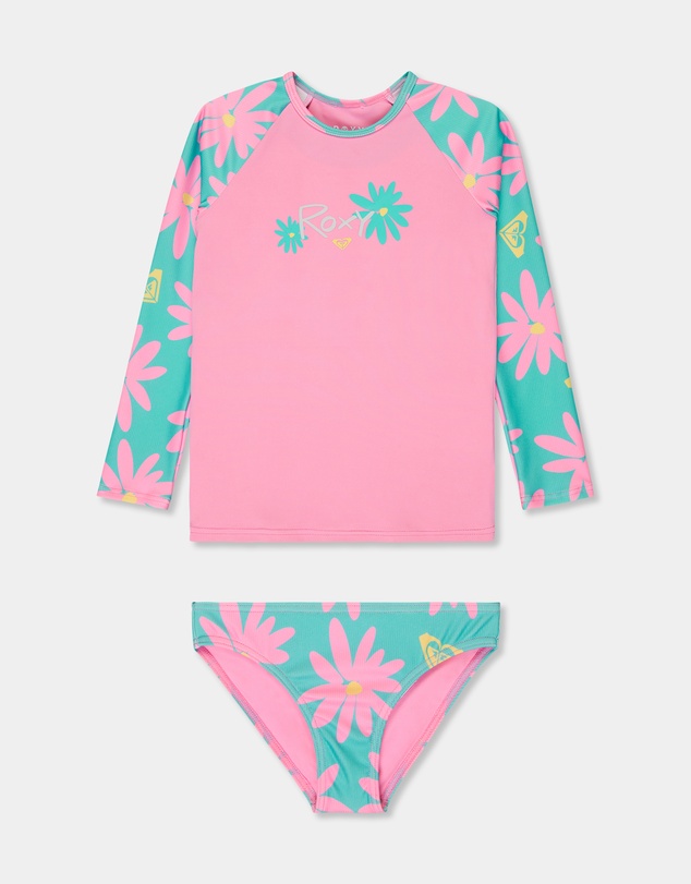 Roxy - Girls 2 to 7 Marguerite Two Piece Rash Vest