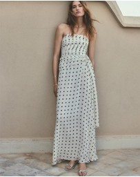 M.N.G - A-Line Polka-Dot Dress