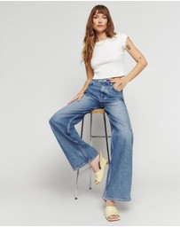 Reformation - Cary High Rise Slouchy Wide Leg Jeans