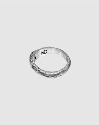 Haze & Glory - ICONIC EXCLUSIVE - Ring Men Rough Topaz 925 Sterling Silver