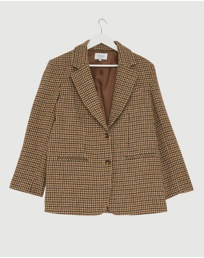Revibe - Repaired Minima Esenciales Desi Wool Blazer - AU 8