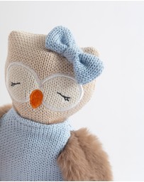 Living Textiles - Knitted Animal Toy - Ollie the Owl