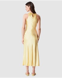 & Other Stories - Sleeveless Satin Midi Dress