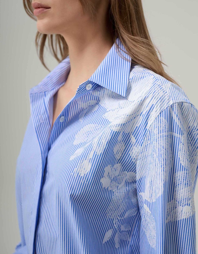 IDA+S - Maisie Striped Oversized Blouse