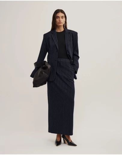 Witchery - Maxi Pinstripe Skirt