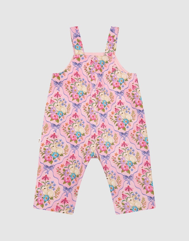 Fleur Harris - 'Bunnies & Bows' Gracious Overall in Pink