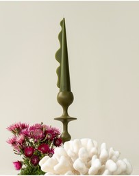 Black Blaze - Seaweed Pillar Candle