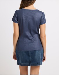Marcs - Cassandra Rib Foil Tee