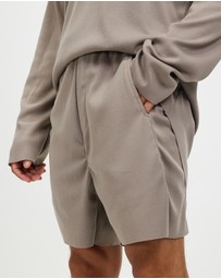 Surrounded By Ghosts - The Fornacite Cotton Rib Shorts