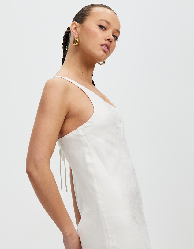 Third Form - Paisley Bias One Shoulder Midi Dress