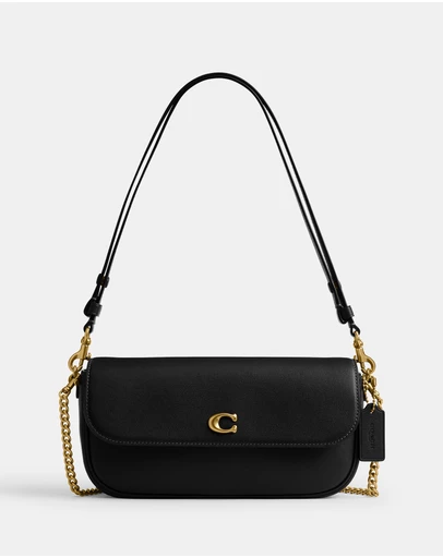Coach - Leather Essential Flap Chain Bag