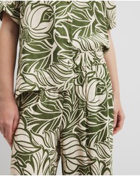 Country Road - Print Pull On Cupro Pant