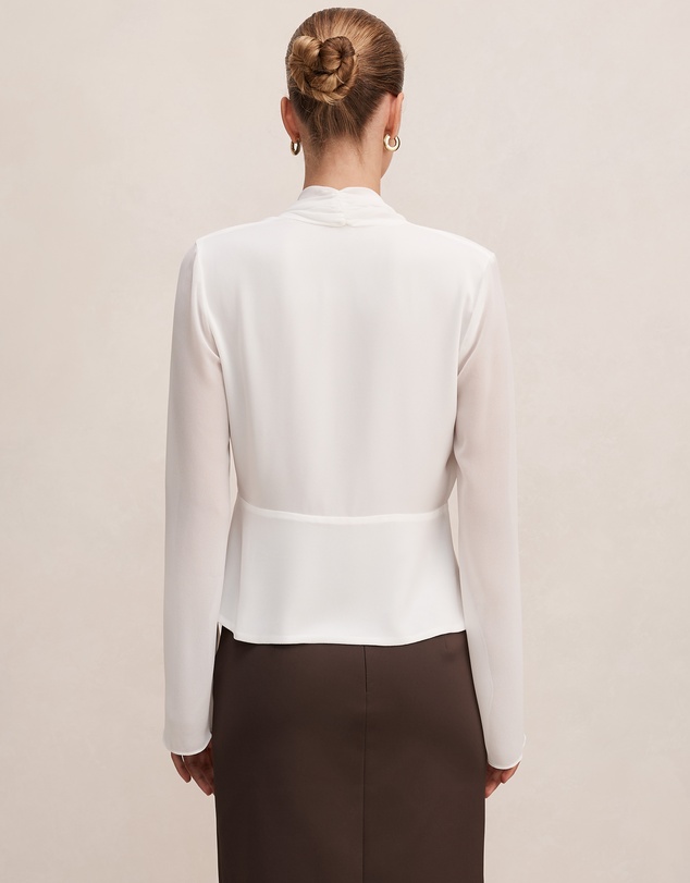 Forever New - Luna Tie Front Blouse