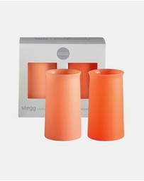 porter green - stegg | silicone unbreakable highball glasses