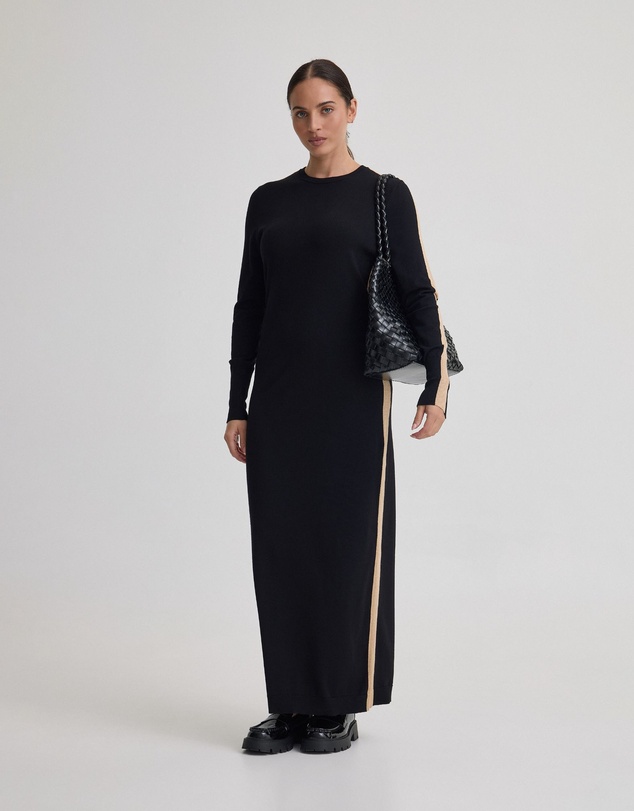 Oxford - Pipper Knitted Contrast Panel Dress