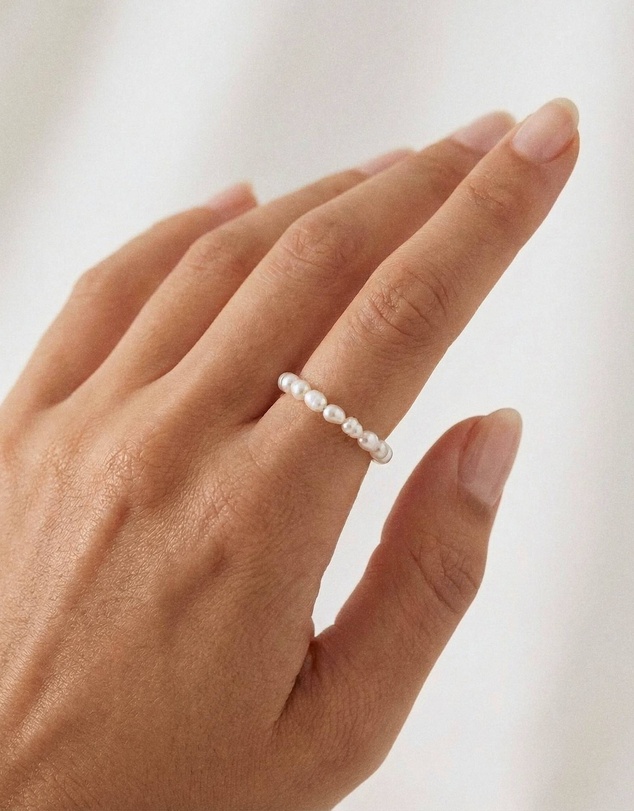 HOUSE OF SLANI - Arabella Pearl Ring