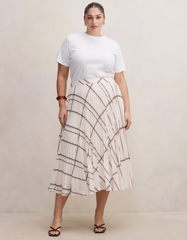Forever New Curve - Aurora Curve Pleated Skirt
