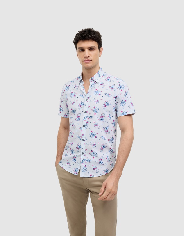 Politix - Bouquet Floral Short Sleeve Shirt
