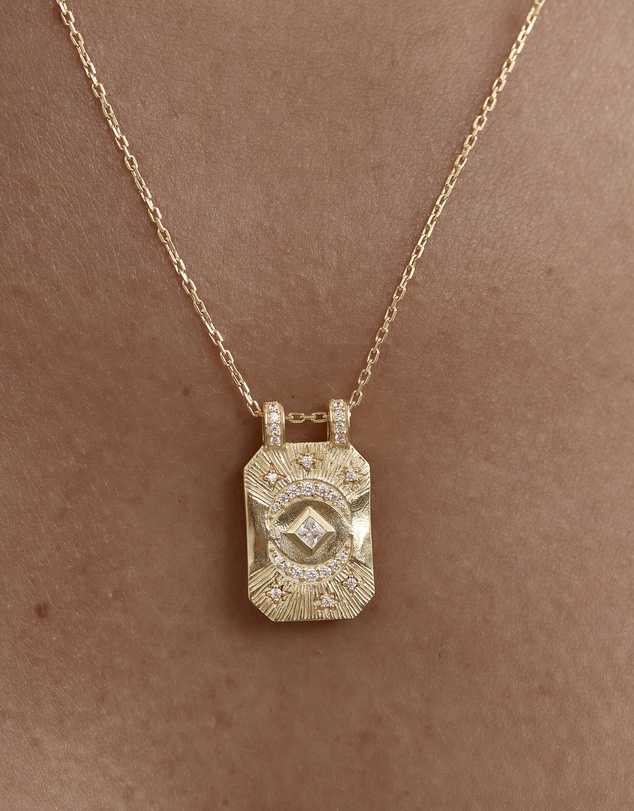 By Charlotte - My Moon and Stars Necklace