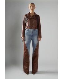 Glamorous - PU Fringe Jacket