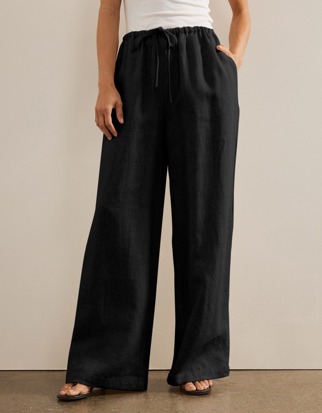 AERE - Marleigh Linen Relaxed Pants