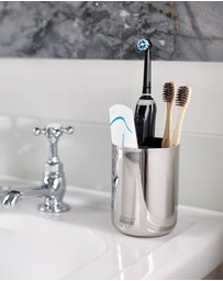 Joseph Joseph - EasyStore™ Luxe Stainless Steel Toothbrush Caddy