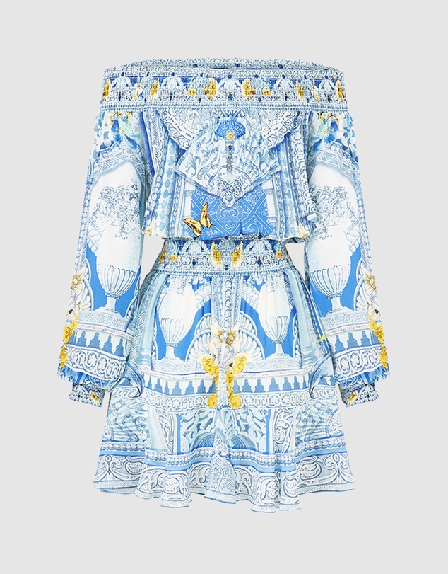 Camilla - Off Shoulder Short Dress